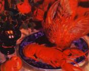 鲍里斯 克斯托依列夫 : Still-Life with Pheasant